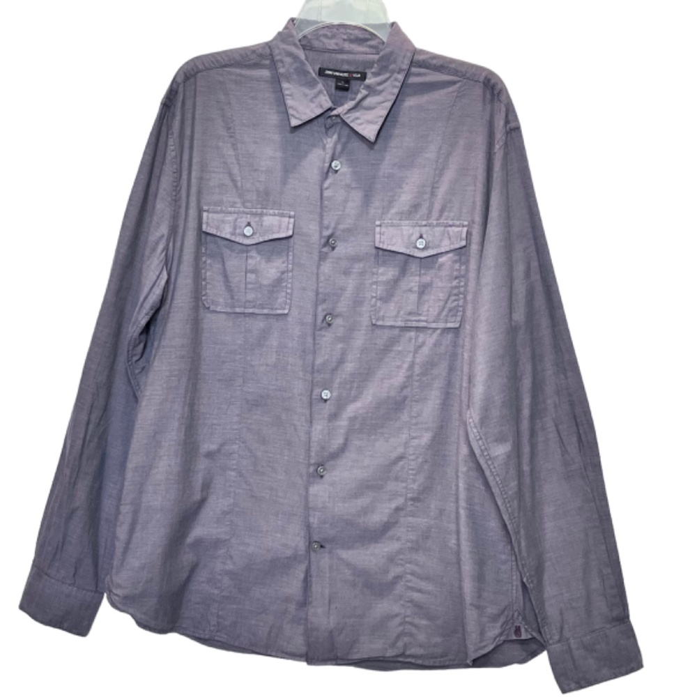 John Varvatos USA Peace Sign Western Marshall Shirt - Picture 5 of 13